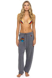ALL SEASONS CIRCLE SWEATPANTS - HEATHER GREY