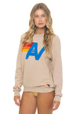 LOGO SWEATSHIRT - SAND