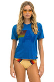 LOGO BOYFRIEND TEE - OCEAN