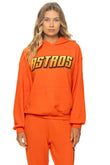 HOUSTON ASTROS 2026 RELAXED PULLOVER HOODIE - ORANGE