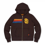 SAN DIEGO PADRES 2026 ZIP HOODIE - BROWN