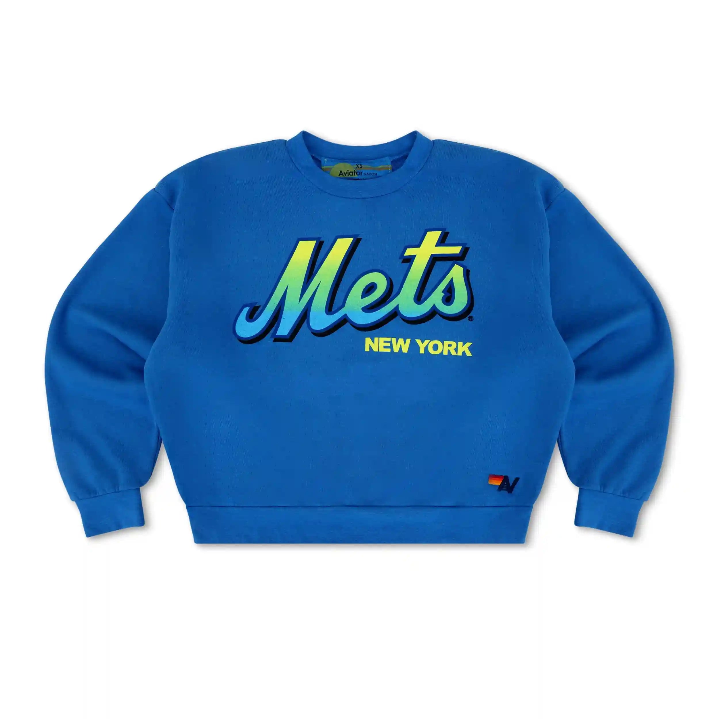 NY METS 2026 RELAXED CREW SWEATSHIRT - OCEAN