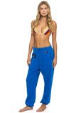 LOGO PRINT UNISEX SWEATPANTS - ADVENTURE BLUE