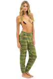 BOLT SWEATPANTS - CAMO // NEON PINK
