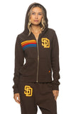 SAN DIEGO PADRES 2026 ZIP HOODIE - BROWN
