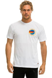 SIGNATURE SMALL VENICE CIRCLE TEE - WHITE