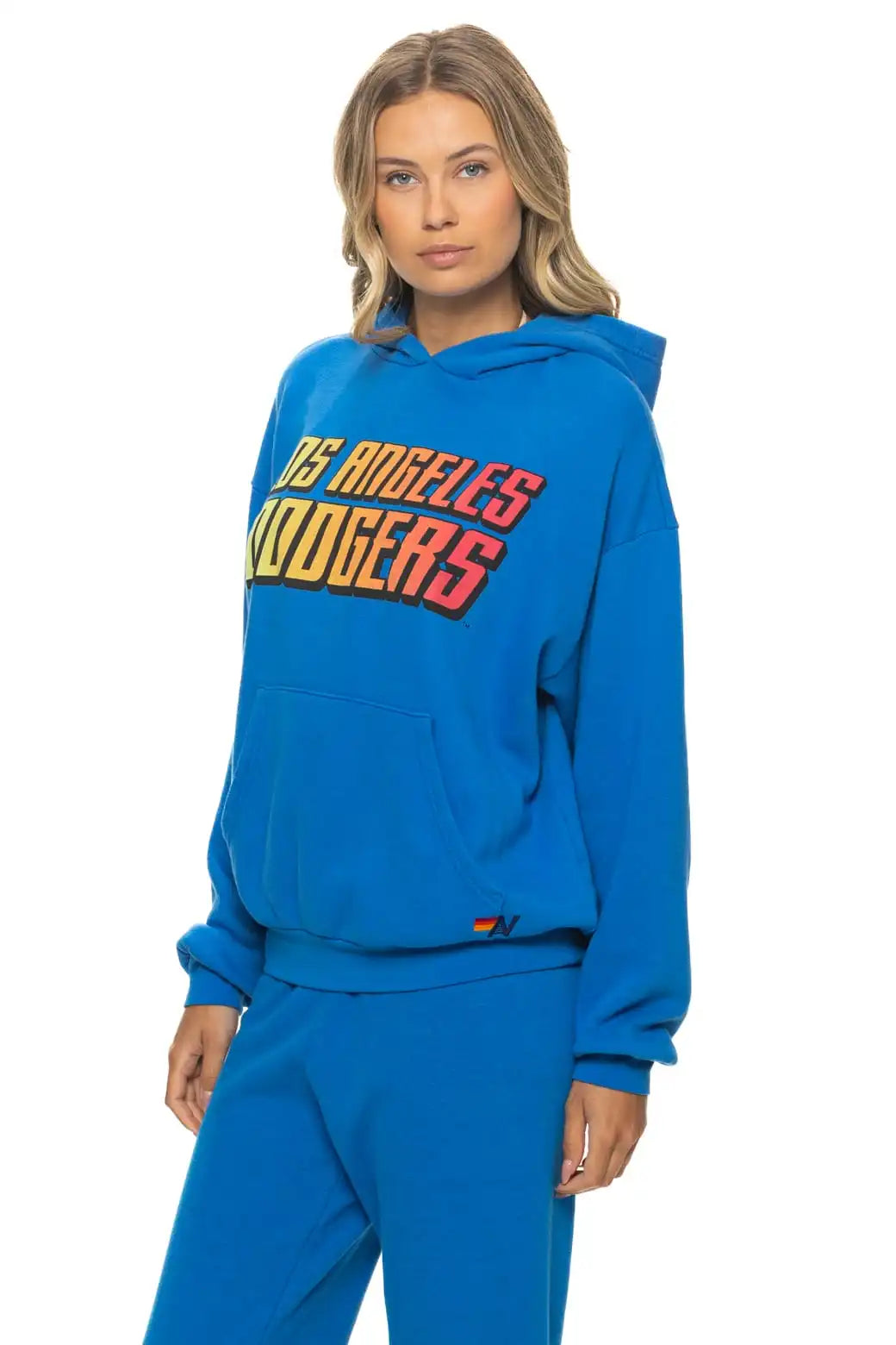 LOS ANGELES DODGERS 2026 RELAXED PULLOVER HOODIE - OCEAN