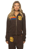 SAN DIEGO PADRES 2026 ZIP HOODIE - BROWN