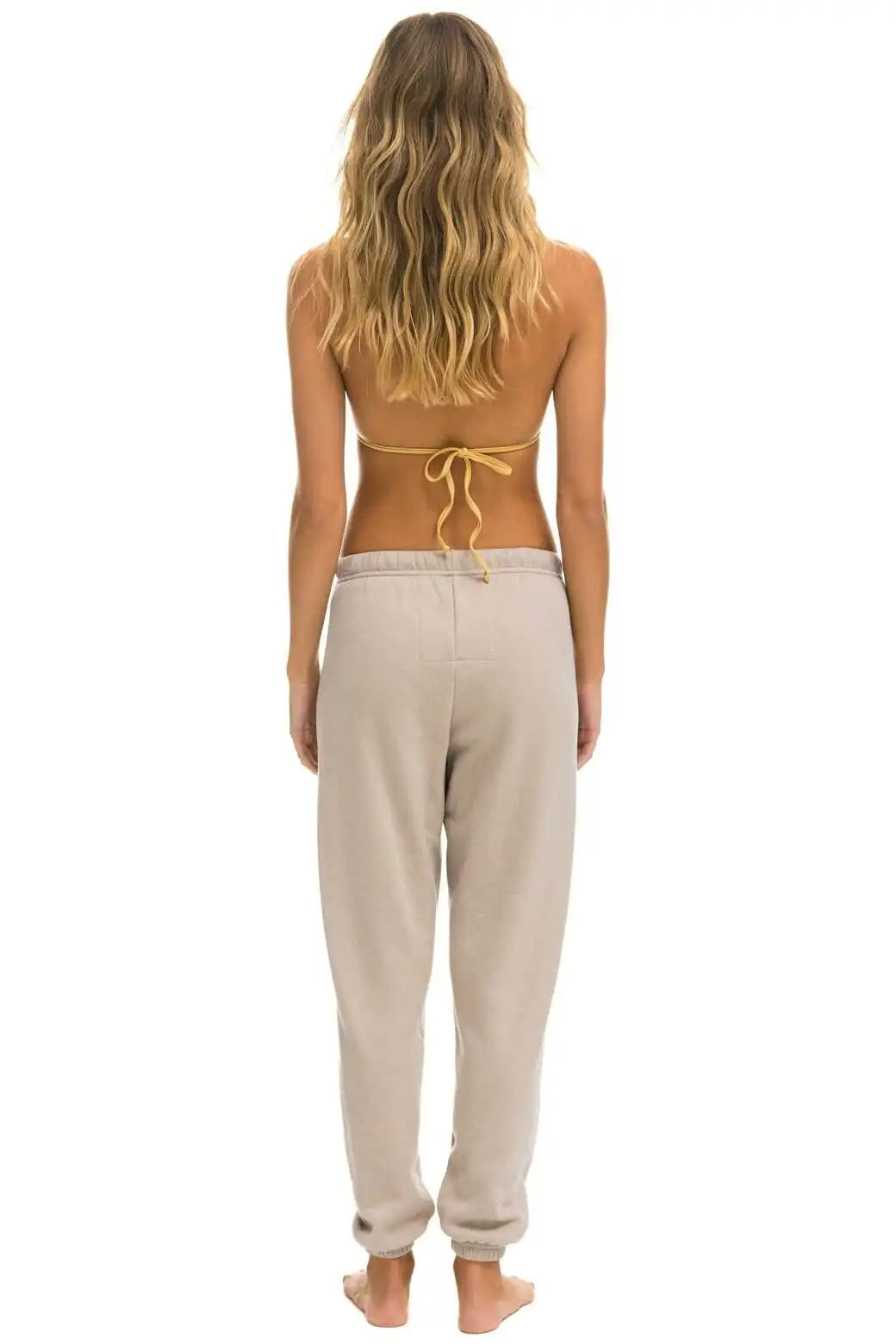 BOLT HEART SWEATPANTS - SAND