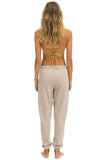 BOLT HEART SWEATPANTS - SAND