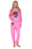 AVIATOR NATION VENICE SWEATPANTS - NEON PINK